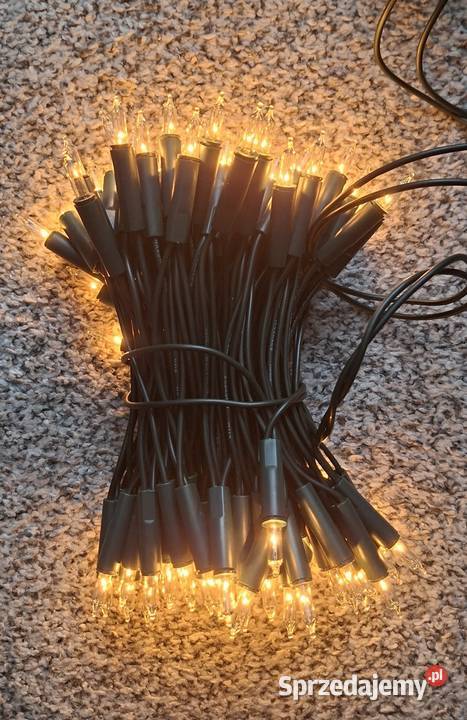 Lampki choinkowe 100 LED żółte Małkinia Górna sprzedam