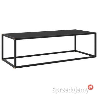 vidaXL Stolik kawowy szkło w czarnym kolorze Warszawa