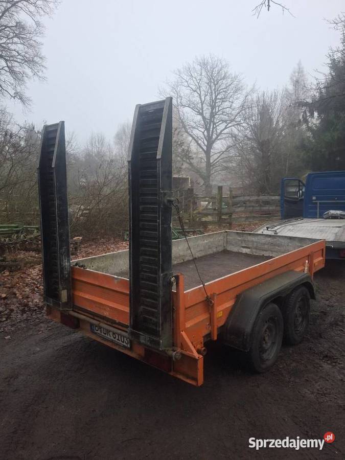 Przyczepa humbaur pod minikoparke aluminiowe Motoryzacja Krosno Odrzańskie sprzedam