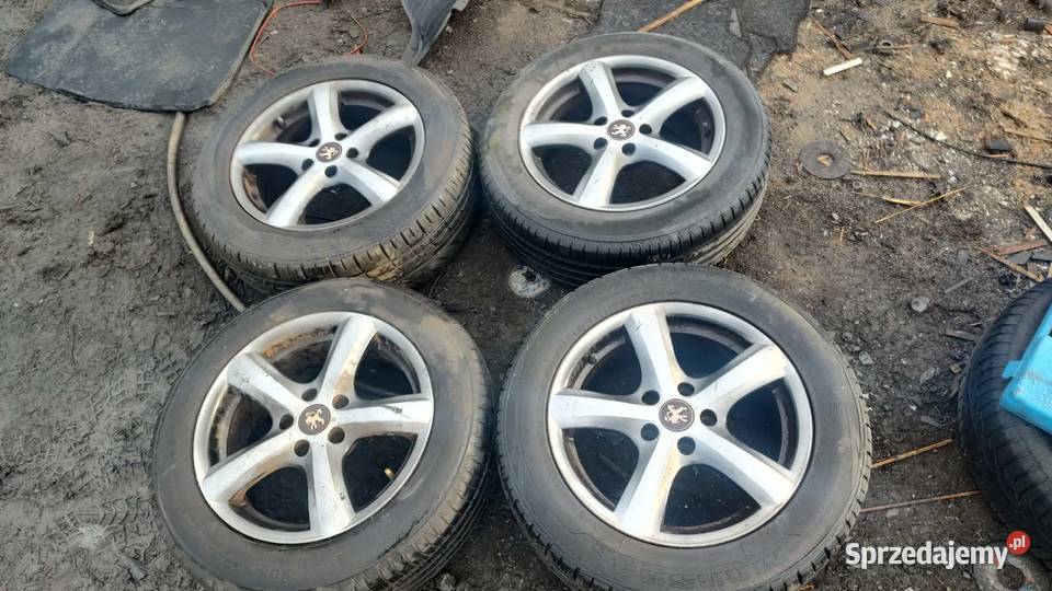 Felgi aluminiowe alufelgi koła Peugeot 407 16 Koła Książ Wielkopolski
