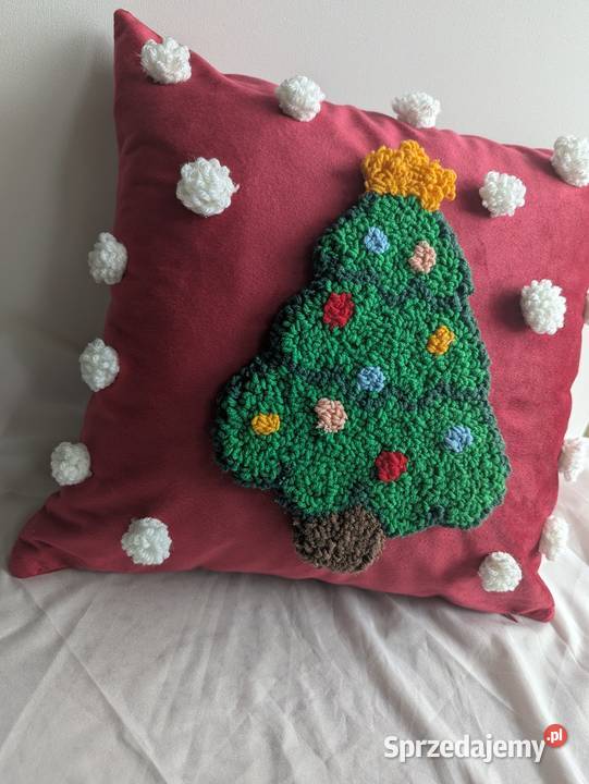 Poduszka dekoracyjna ręcznie robiona 3D Warszawa