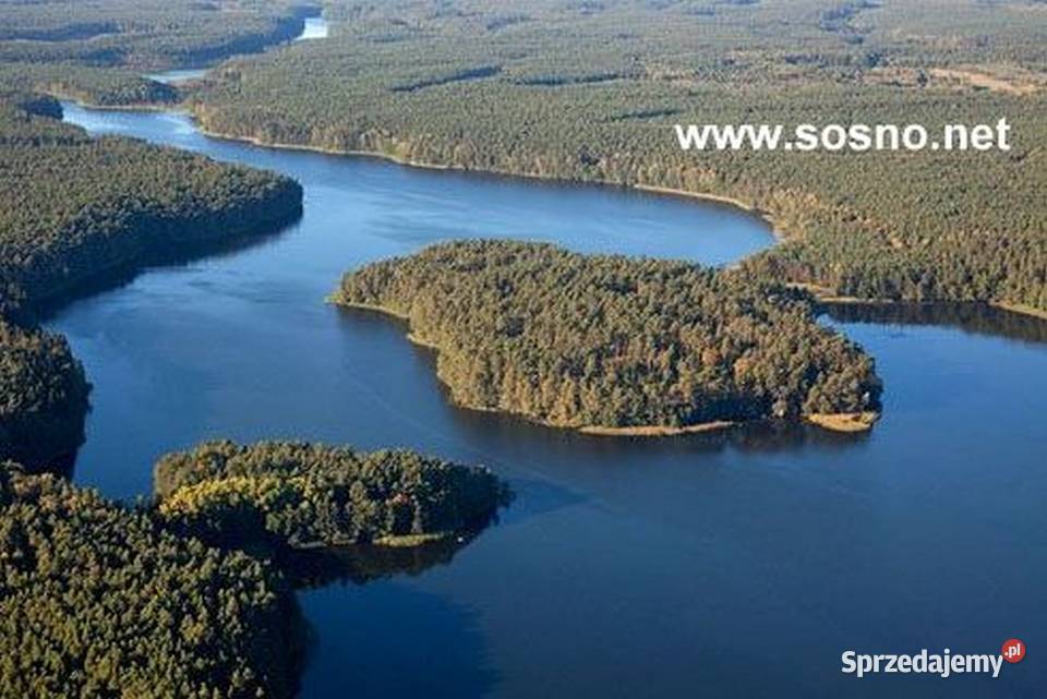 Domek letniskowy jeziorem z kominkiem działka Zbiczno