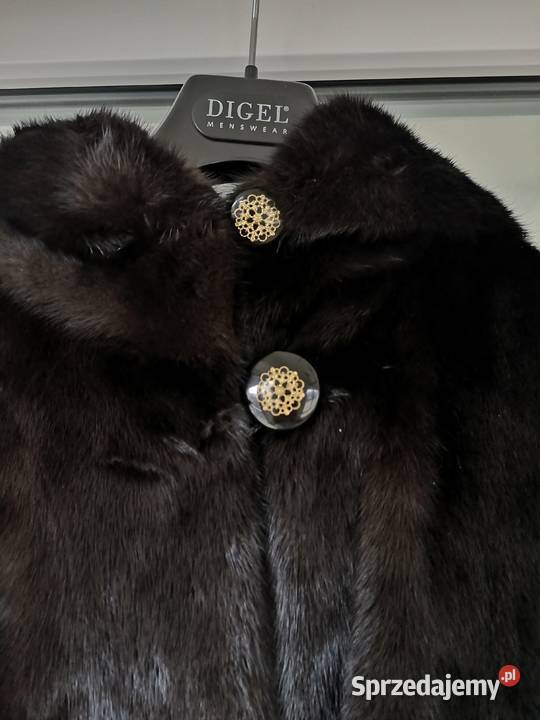 SAGA MINK futro damskie naturalne z norek kaptur Warszawa