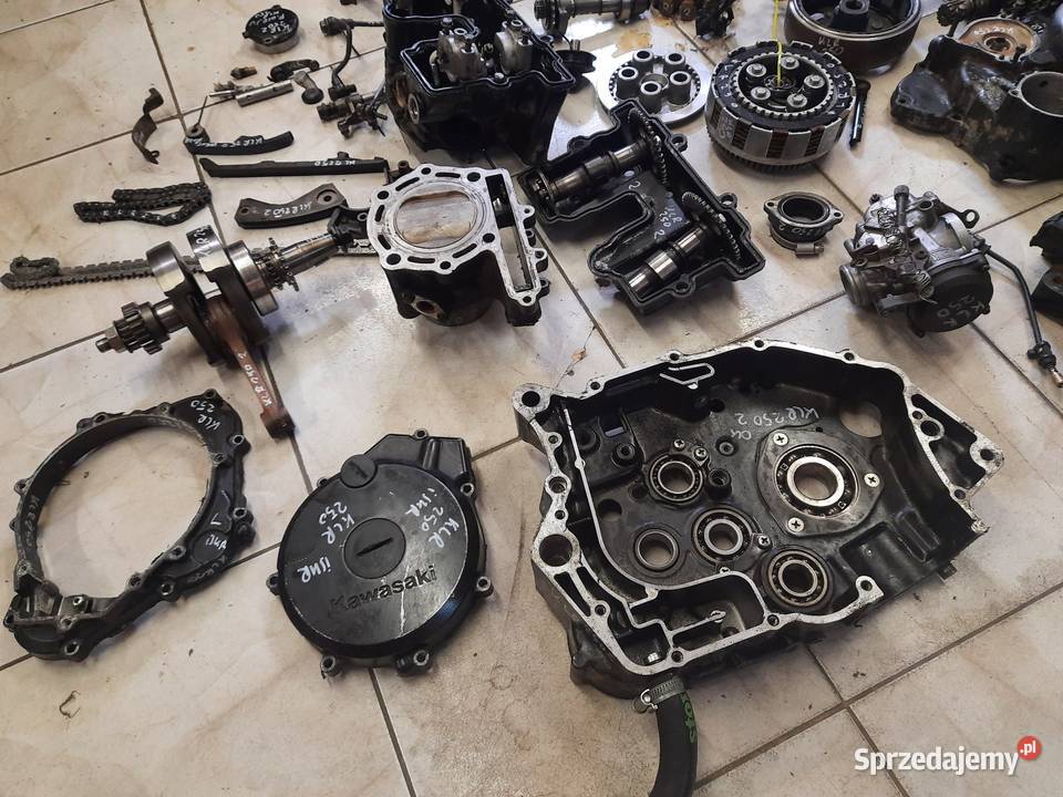 Kawasaki KLR 250 silnik części cylinder wał Jelenia Góra sprzedam