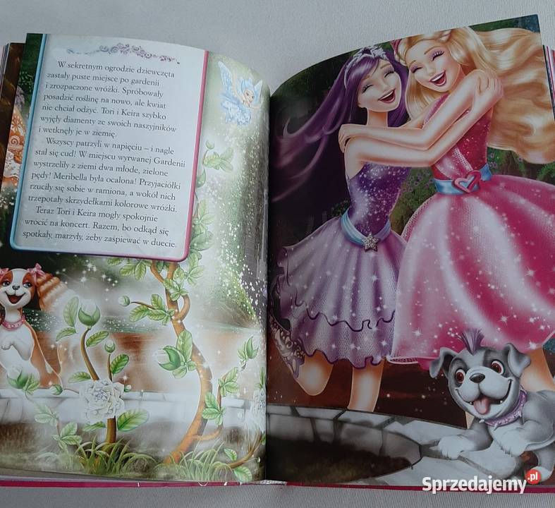 Książka dziewczynek Barbie Złota księga bajek Pozostałe Zabrzeg