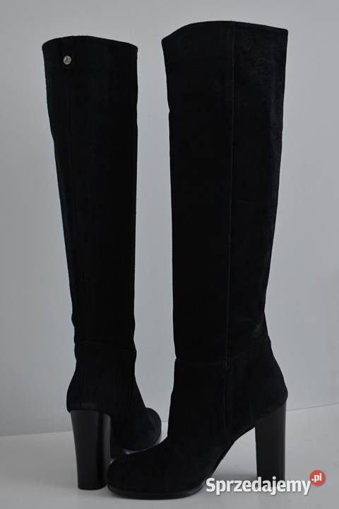 NIEBANALNIE zamszowe kozaki Sam Edelman Victoria Białystok