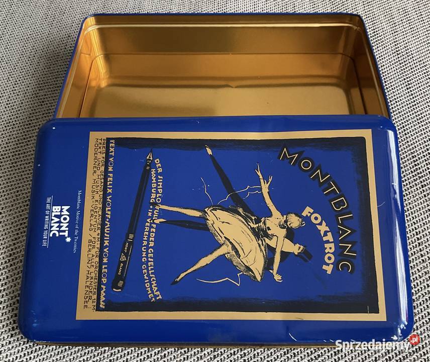 Montblanc Foxtrot blaszane pudełko kolekcjonera Kraków