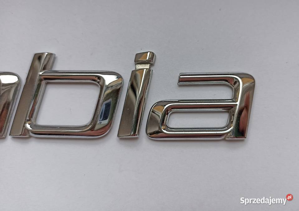 Napis Skoda Fabia II Pozostałe Lipno