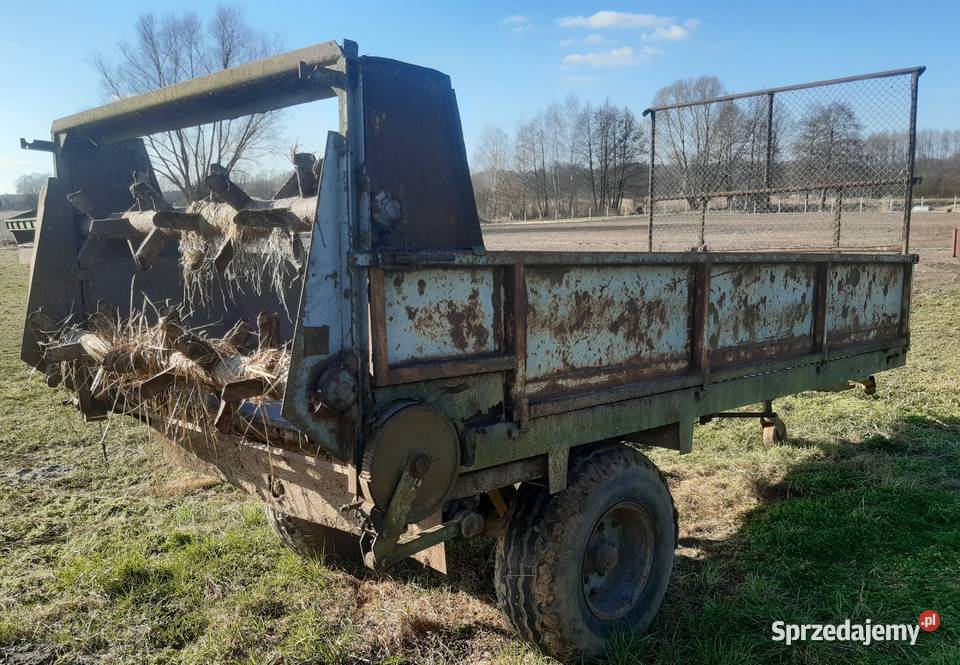 Rozrzutnik obornika jednoosiowy mazowieckie Gostynin