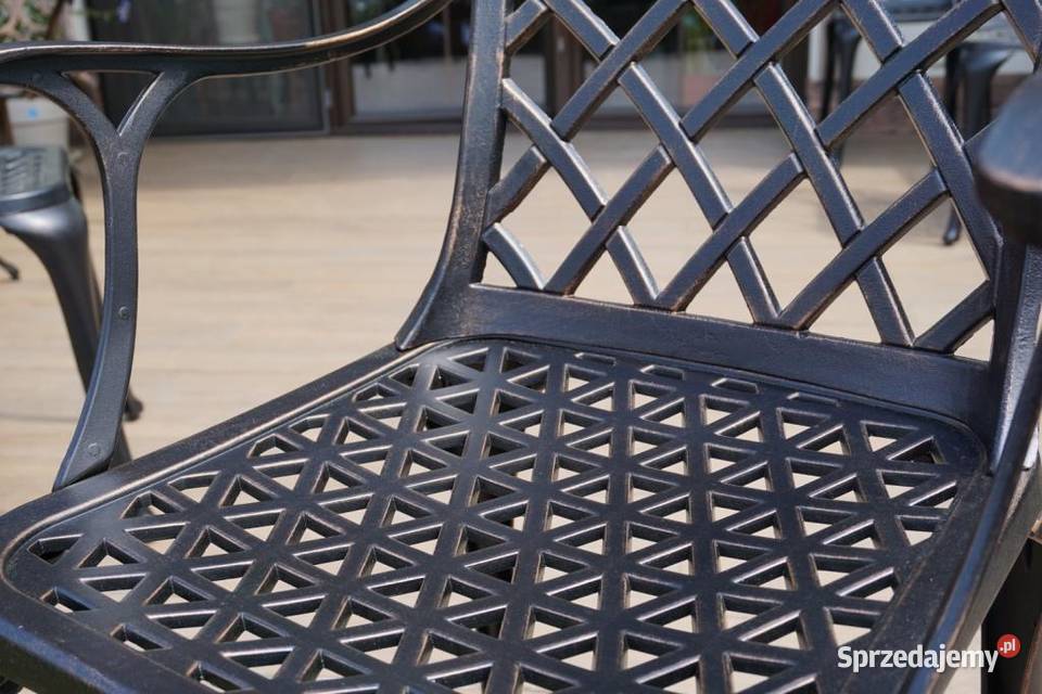 Meble ogrodowe aluminiowe komplet 8 osobowy Tarnów