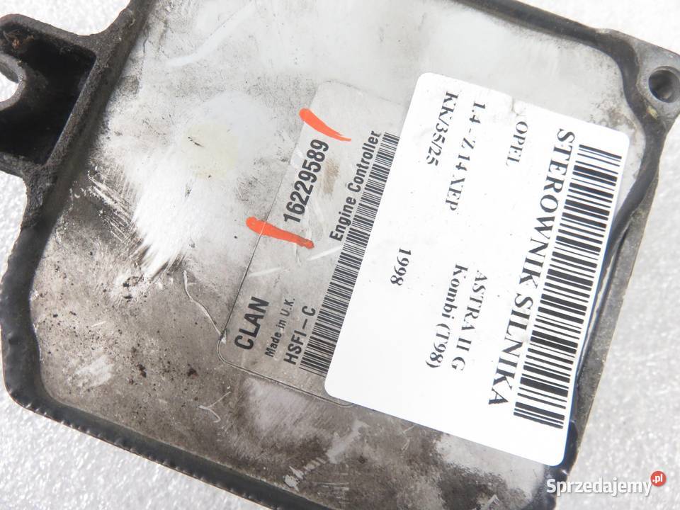 STEROWNIK OPEL ASTRA G 14 16229589