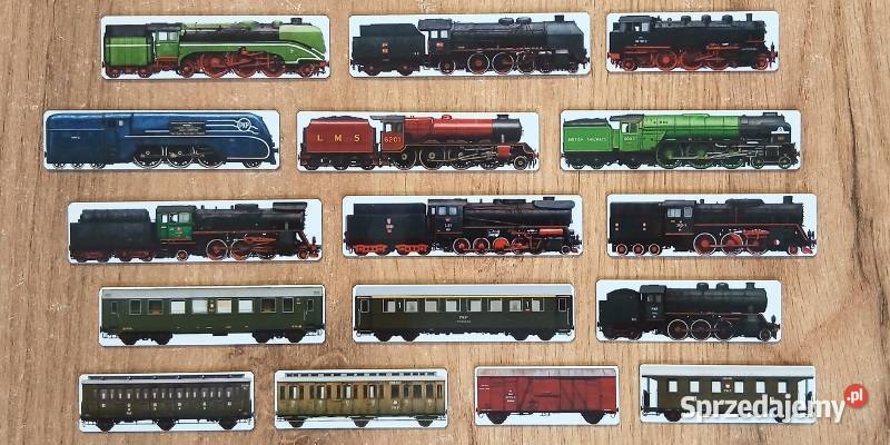 Zestaw kolejowych magnesów Parowozy mazowieckie Warszawa