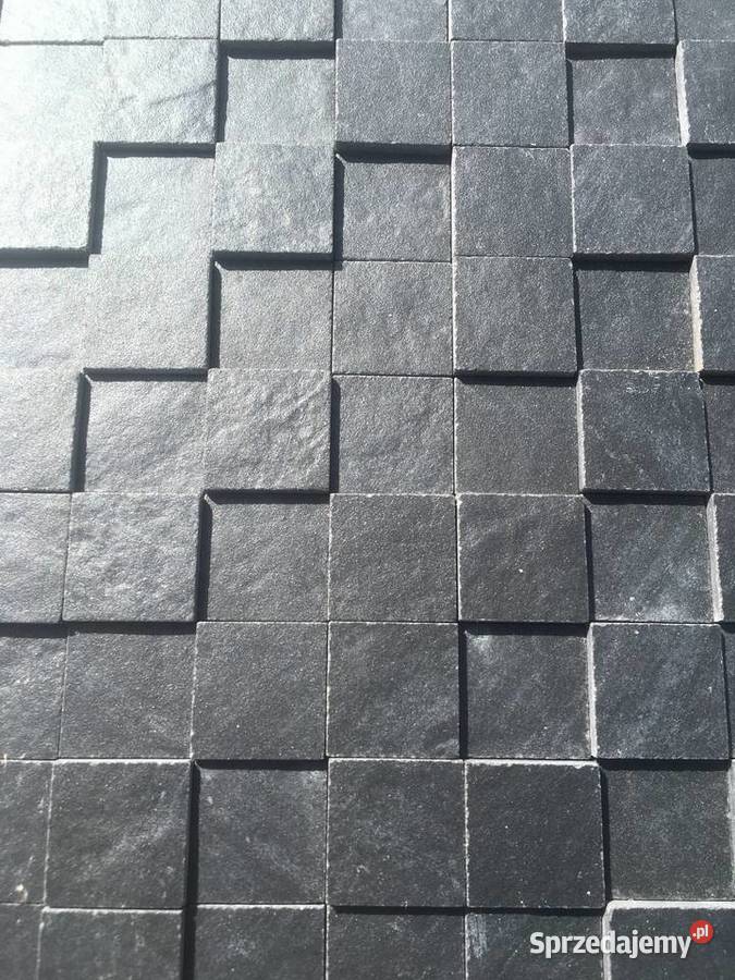 Mozaika gres mystone lavagna nero naturale 3D Płytki i fugi Reguły
