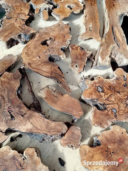 Drewno oliwne deski małe kawałki Nowy Tomyśl