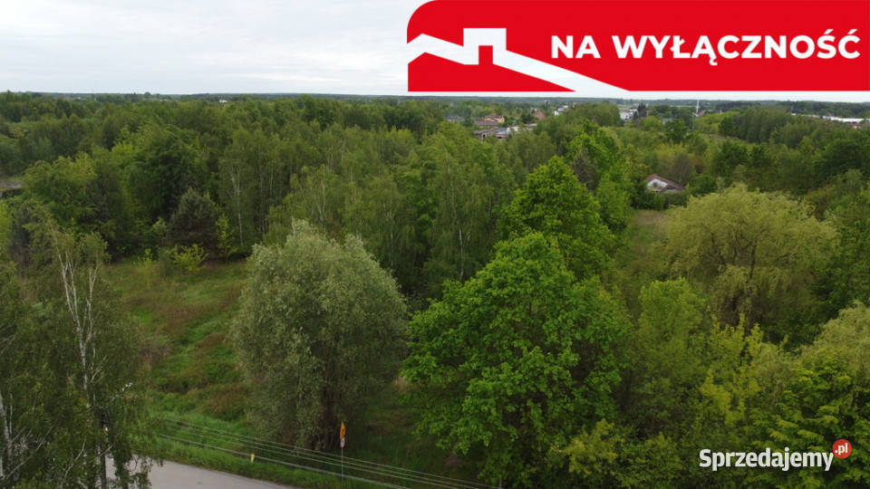 Działka budowlana 4587 m2 we Wsoli koło Radomia asfalt mazowieckie sprzedam