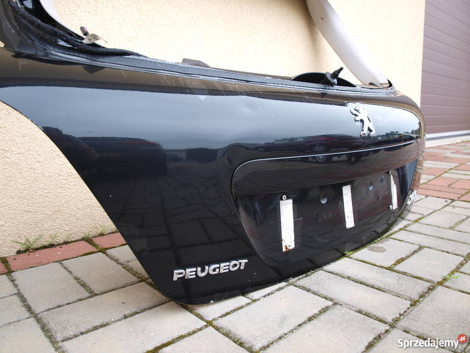 Peugeot 207 Klapa tylna czarna kpl Kalisz