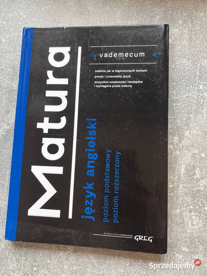 Matura Język Angielski Vademecum Greg Jasło sprzedam