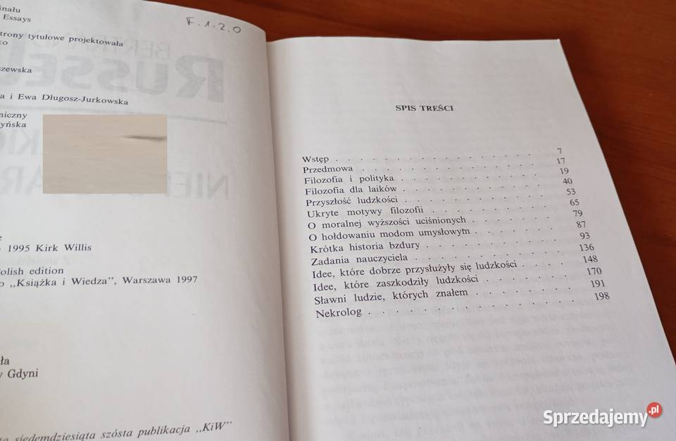 Szkice niepopularne Bertrand Russell Gdańsk