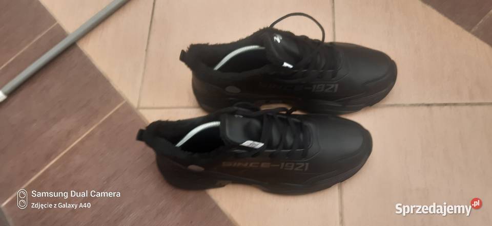 Nowe buty 46 czarne zimowe lekkie Warszawa sprzedam