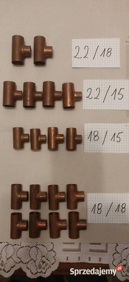 Złączki miedziane lutowane Brzesko