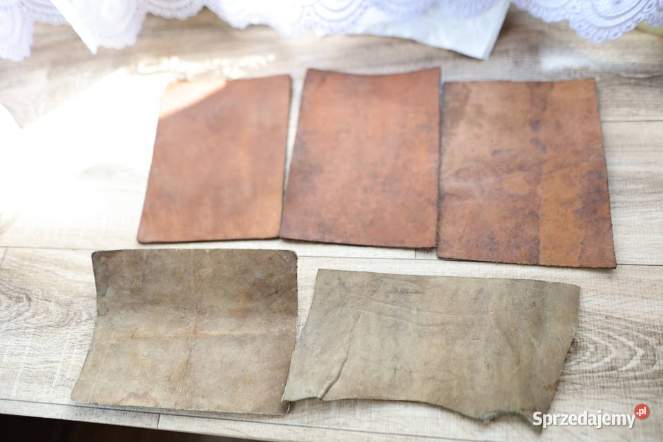 Kawałki skóry naturalnej 5 23 x 17 Stąporków