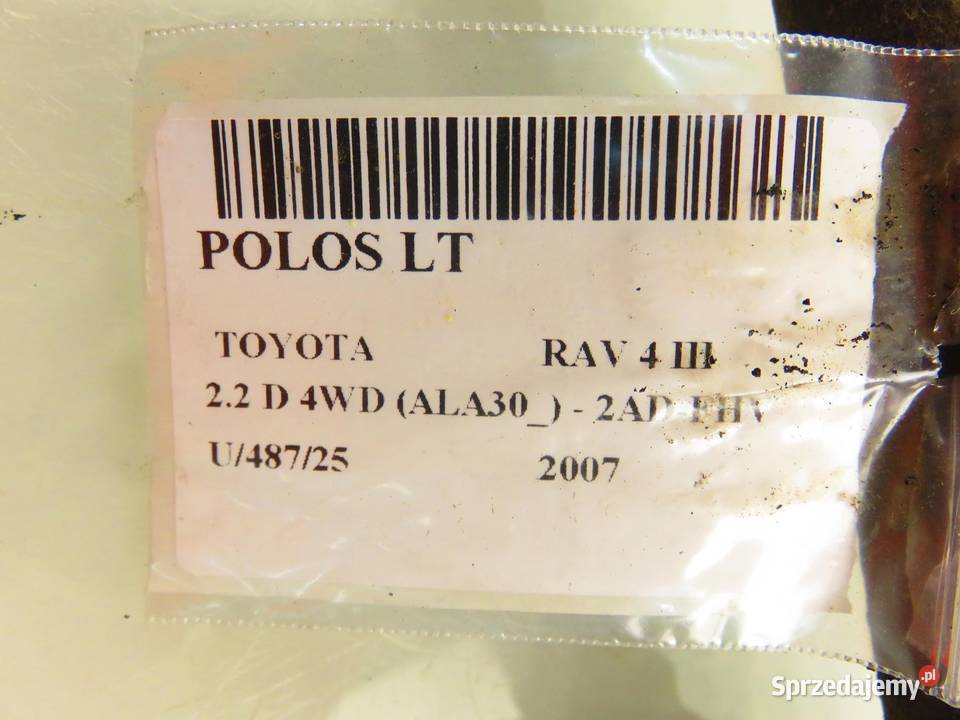 PÓŁOŚ LEWA TYLNA TOYOTA RAV 4 III 22 D sprzedam