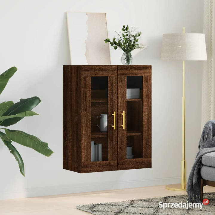 Szafka wisząca brązowy dąb 695x34x90 WM828475 Warszawa