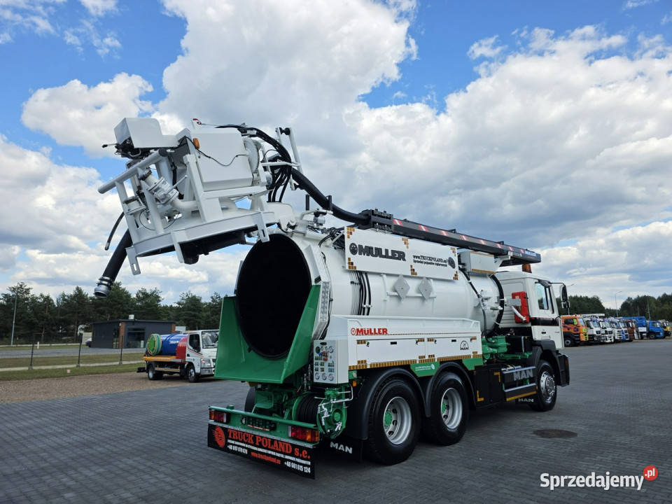 MAN 6x4 WUKO MULLER CANALMASTER KOMBI DO Daleszyce
