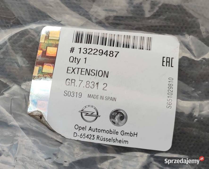 Opel Corsa D Spojler zderzaka dokładka prawa OE Jaworzno