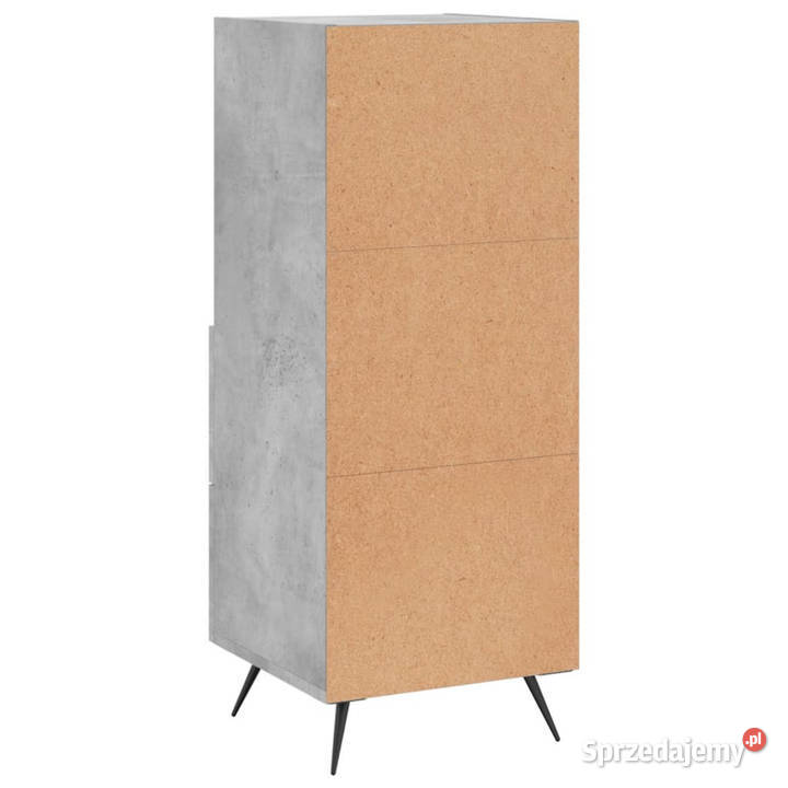 Szafka szarość betonu 345x34x90 materiał Warszawa