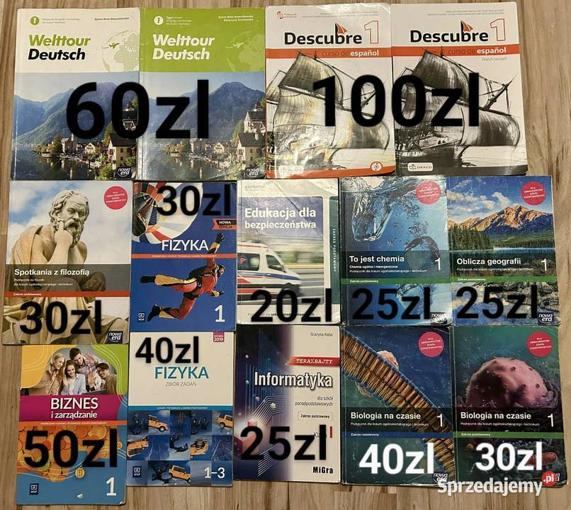 Książkićwiczenia klasa 1 Strzelno