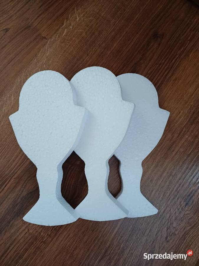 Biały kielich dekoracja Pierwsza Komunia Dobrzyca