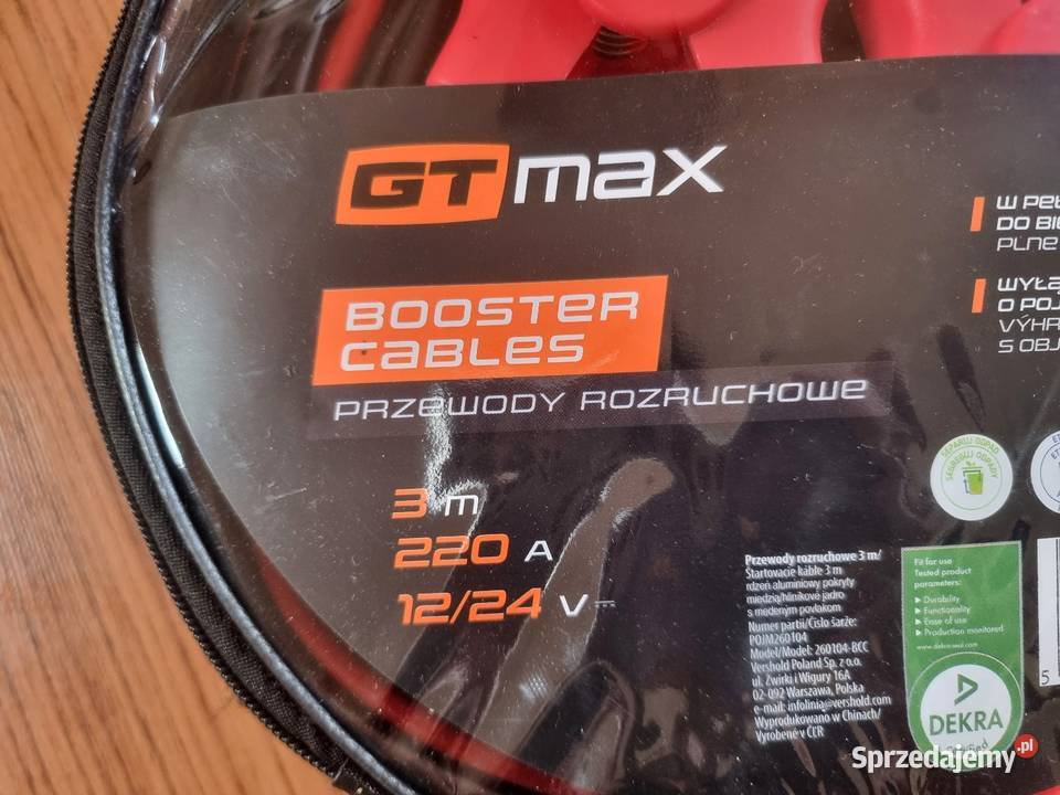 Przewody rozruchowej GT nowe 3m Jastrzębie-Zdrój