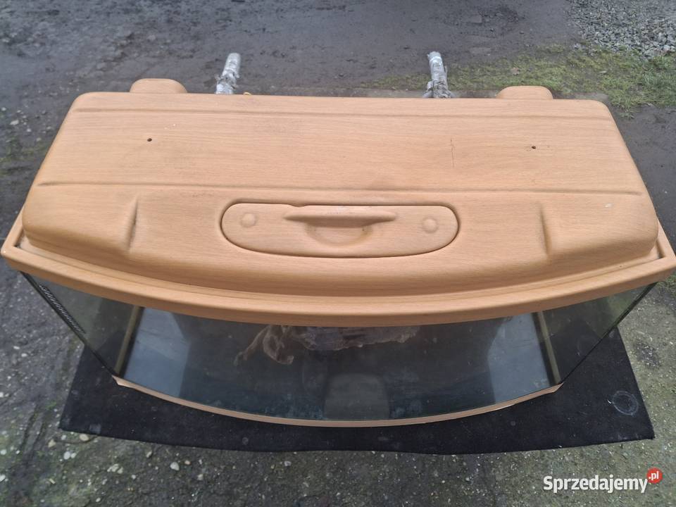 AKWARIUM PANORAMICZNE 112L Pokrywa Filtr Grzałka Korfantów