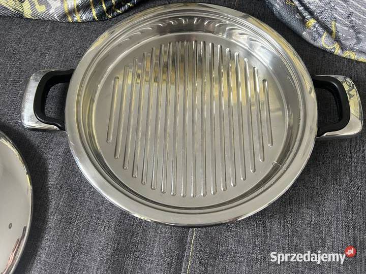Patelnia grilowa Zepter z pokrywką Gliwice sprzedam