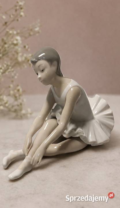 Porcelanowa figura Tancerki Baleriny Baletnicy łódzkie Pabianice
