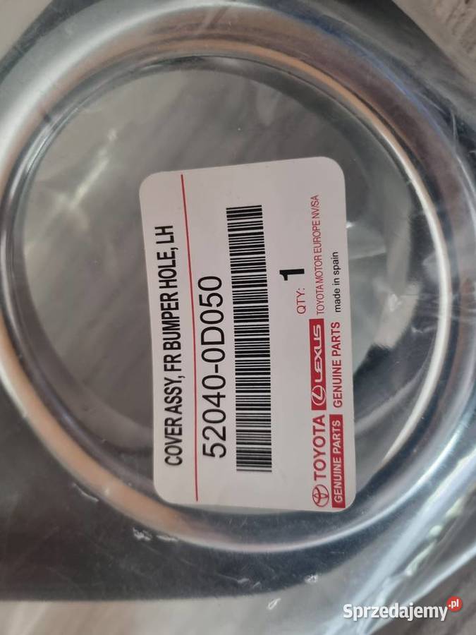 Ramka halogenu halogen lewy Toyota Yaris III Włocławek
