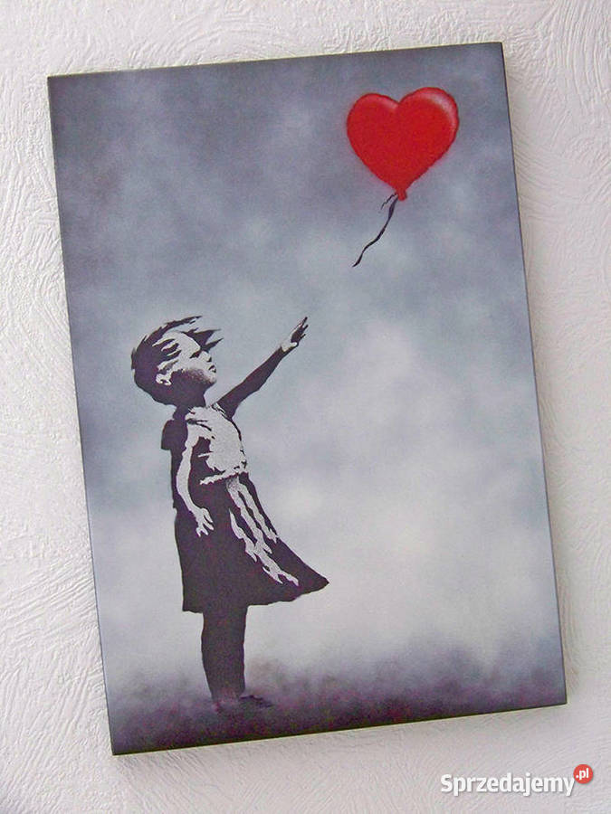 BANKSY Obraz ręcznie grawerowany na blasze Sztuka współczesna Sandomierz