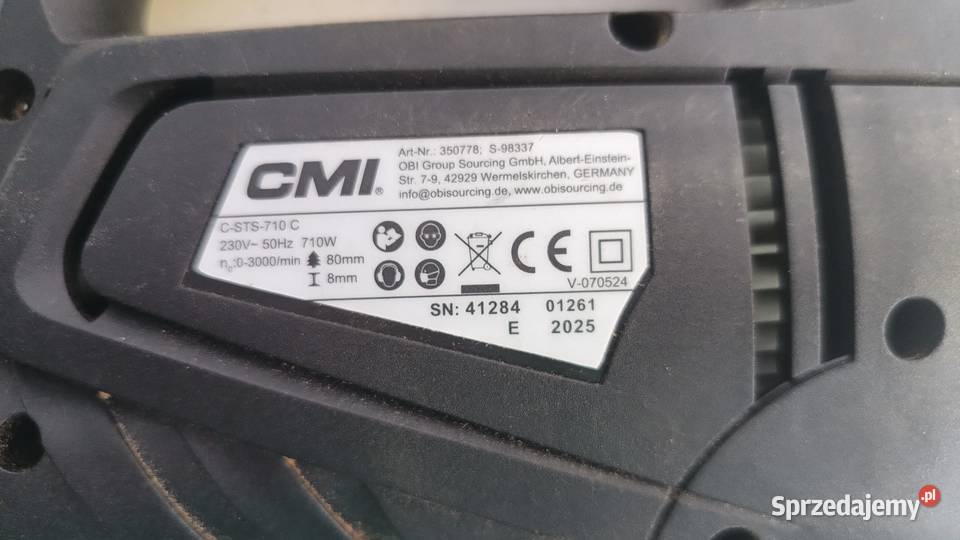 Wyrzynarka CMI 710W