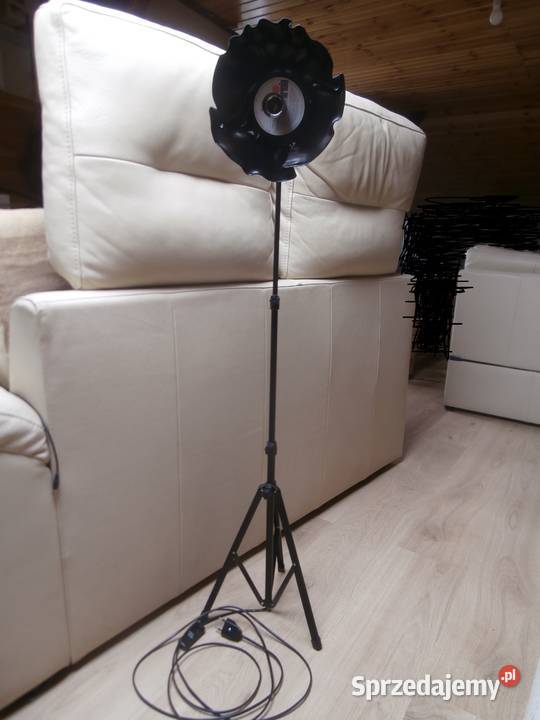 Dekoracyjna lampa stojąca z płyty winylowej Choroń