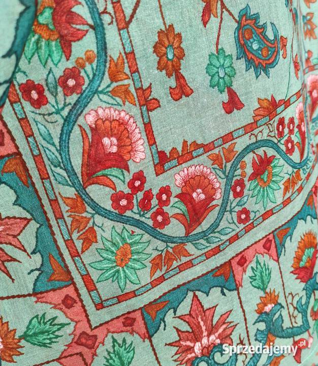 Duża chusta indyjska dupatta szal bawełna Galanteria i dodatki zachodniopomorskie Szczecin