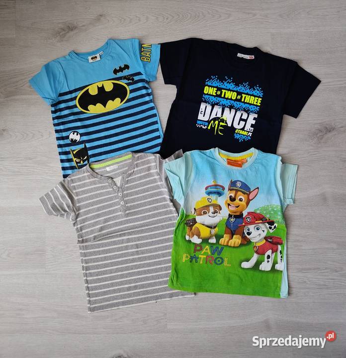 Koszulki zestaw 7 sztuk tshirty 122128 chłopca Ustka