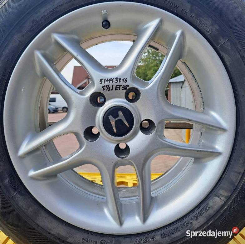 4 x Alu koła Honda Toyota 5 1143 R 16 75j et38 Skołoszów