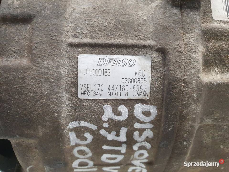 SPRĘŻARKA KLIMATYZACJI Land Rover Discovery III osobowe