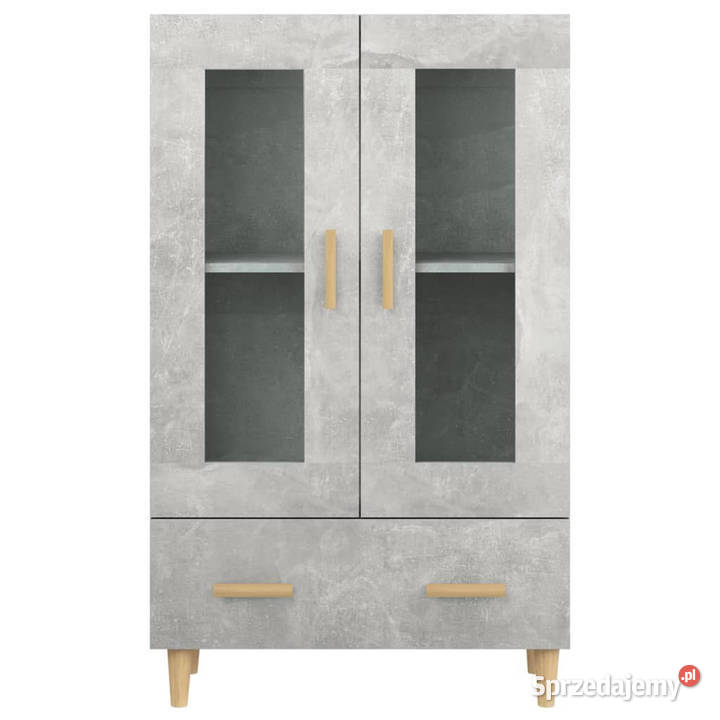 Wysoka szafka szarość betonu 70x31x115 WM812550 mazowieckie Warszawa