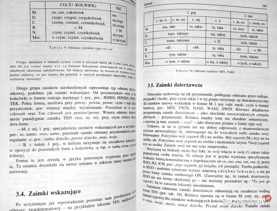 Zarys gramatyki polskiej Alicja Nagórko Pozostałe Chełm sprzedam