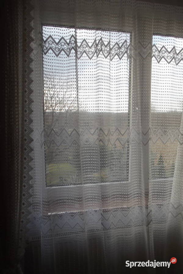 Firana biała żakard wys250 dł358 biały Piekary Śląskie