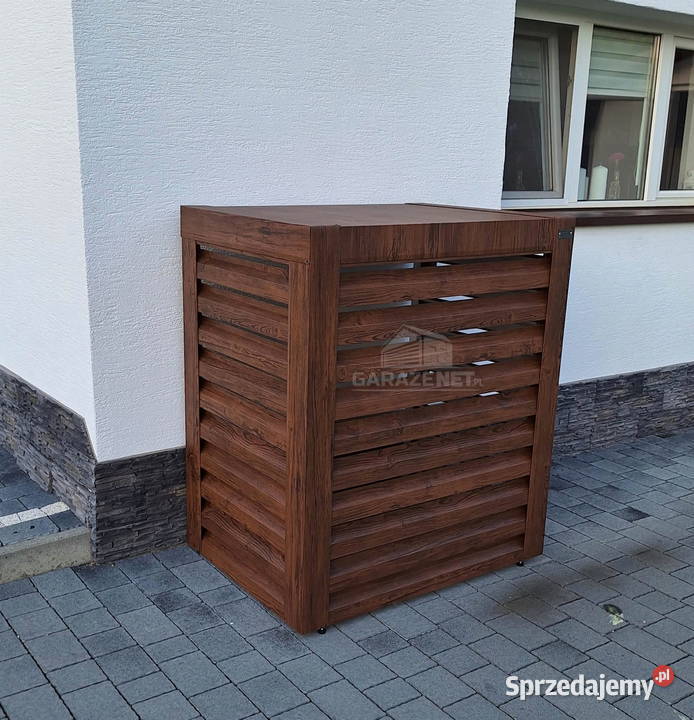 Osłona pompy ciepła 80x40x120 ciemny orzech małopolskie Łapanów
