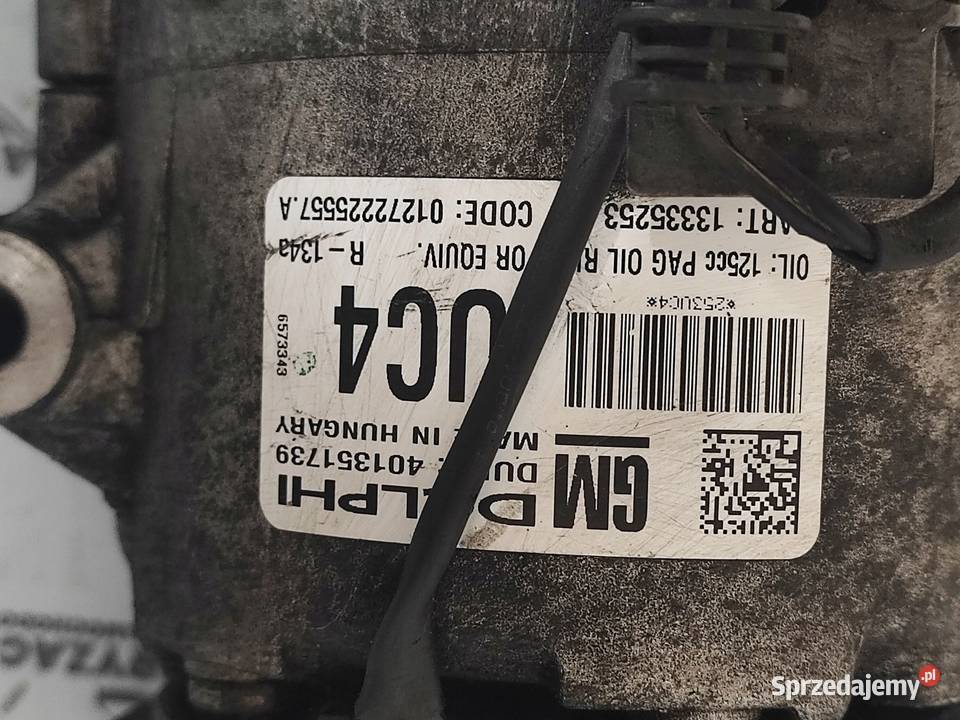 ASTRA ZAFIRA CORSA 14 A14NET 140 146 sprężarka świętokrzyskie Kielce