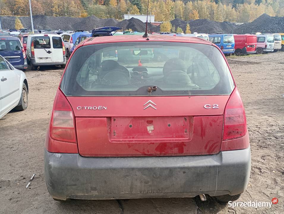 Citroen C2 12 EKQD zderzak przedni części Wałbrzych sprzedam